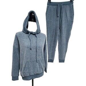 SOFT SERVE The Original Cloud Cotton Sweatshirt & Sweatpants Jogger Women's Sz S